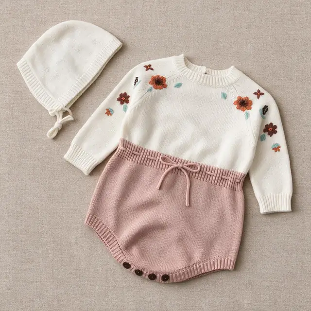 Larkspur Cord Bow Bubble Romper