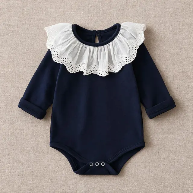 Broderie Frill Bodysuit