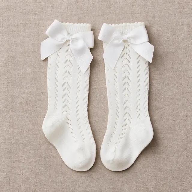 Openwork Bow Socks