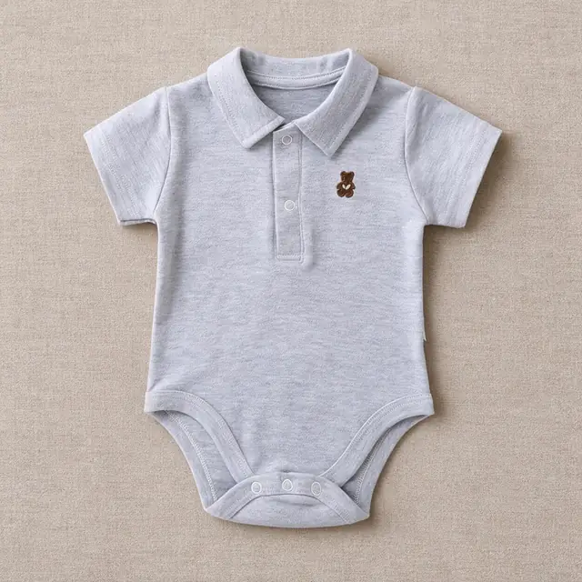 Teddy Collar Romper