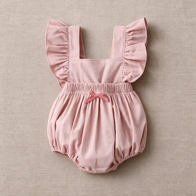 Ribbon Frill Bubble Romper