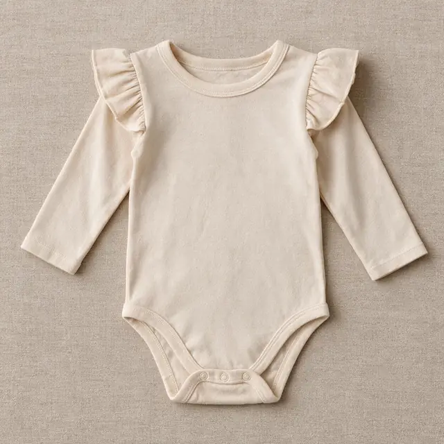 Frill Shoulder Romper