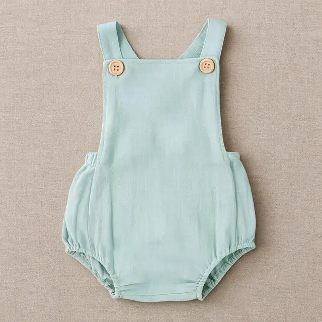 Shoulder-Button Romper