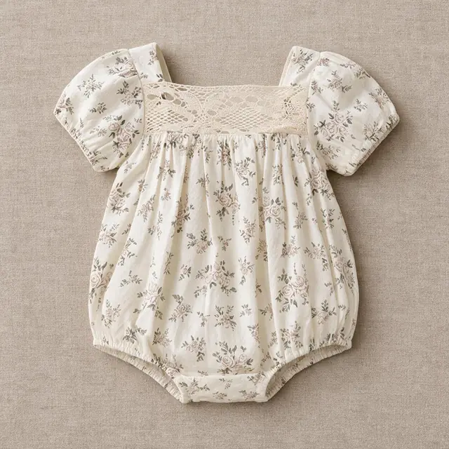 Rosebud Heirloom Romper