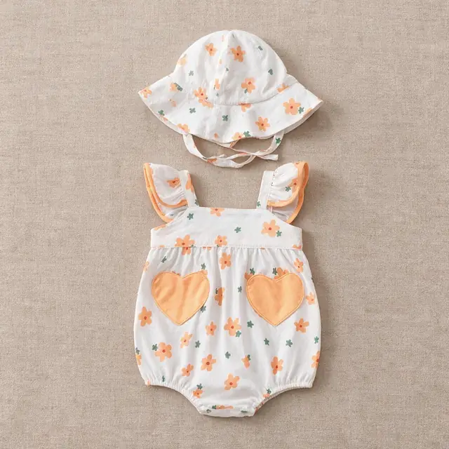 Meadow Sweetheart Bubble Romper