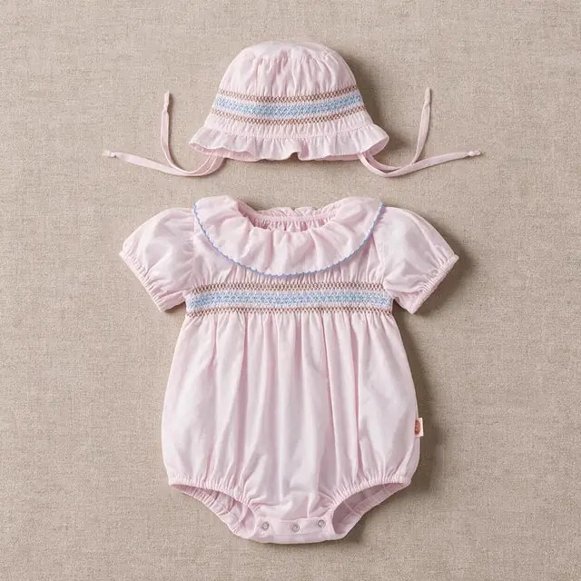 Sunday Smocked Bubble Romper