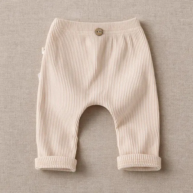 Rib Harem Pants