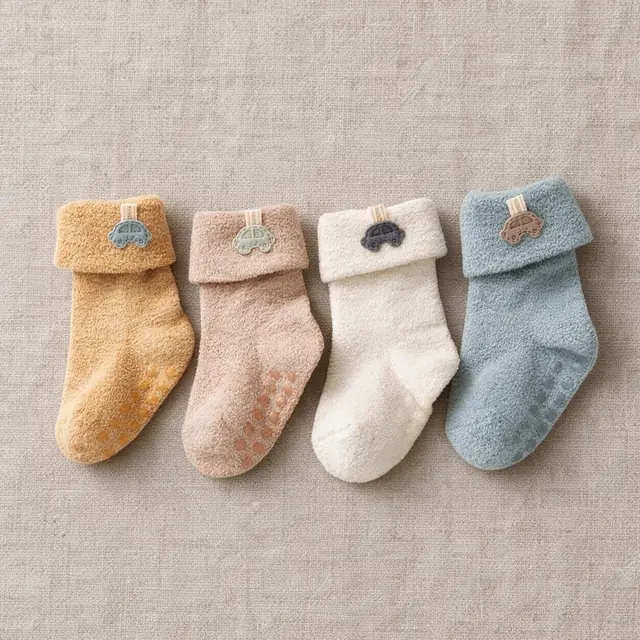 Little Car Cuff Socks
