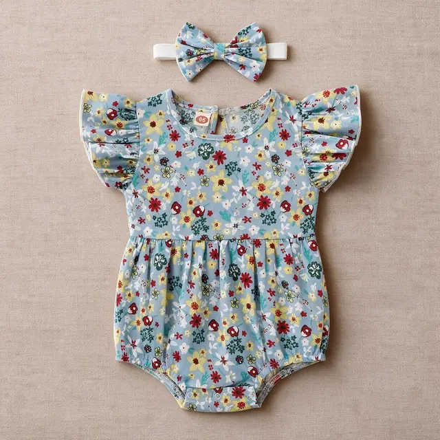 Ladybird Frill Bubble Romper