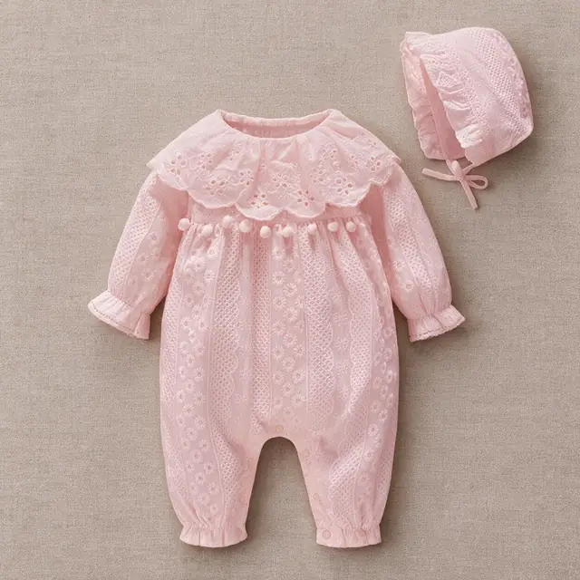 Christening Collar Romper