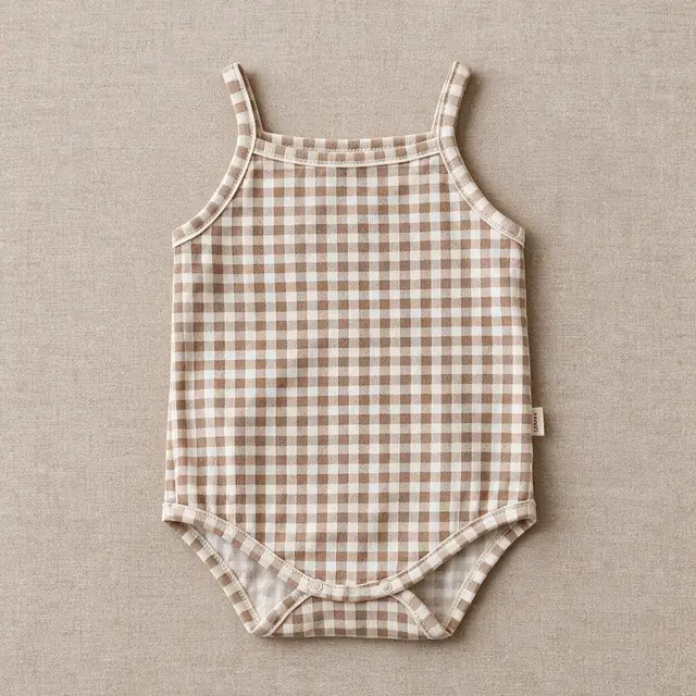 Picnic Check Bodysuit