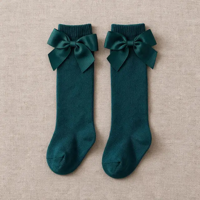 Ribbon Posy Knee Socks