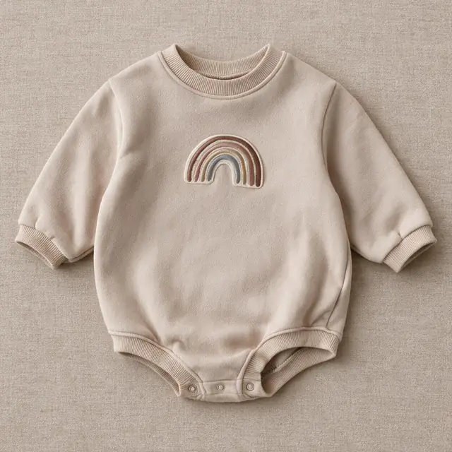 Rainbow Arch Bubble Romper