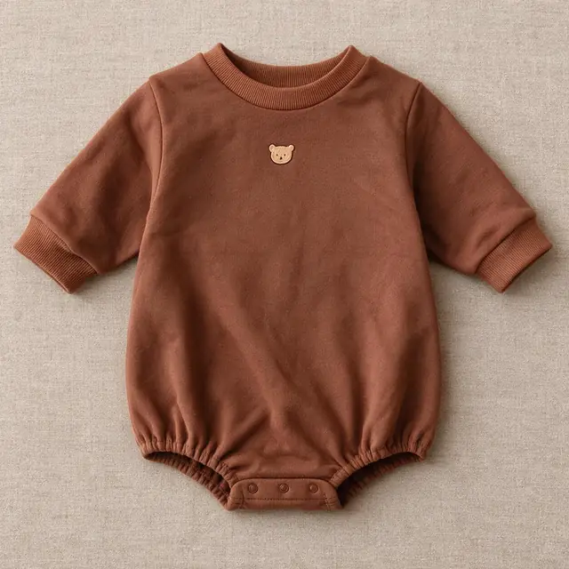Bramble Bear Crew Romper