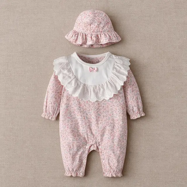 Cottage Bib Romper Set