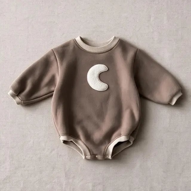 Crescent Moon Bubble Romper