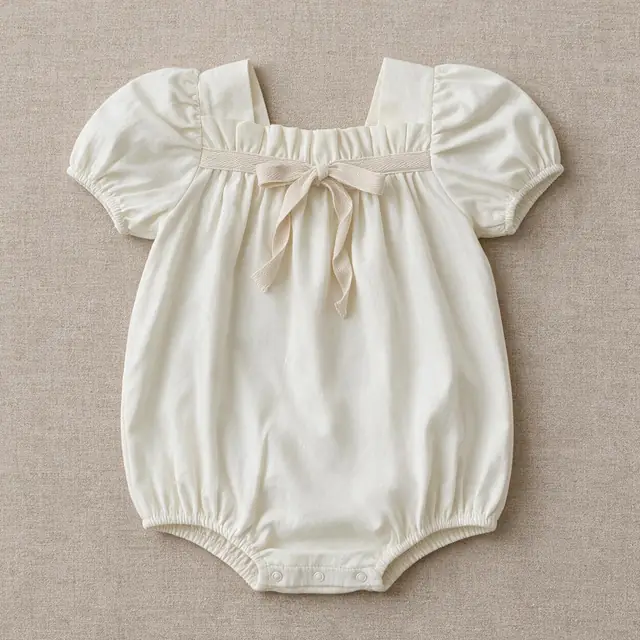 Elderflower Tie Romper