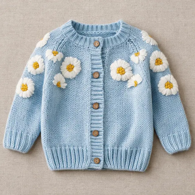 Meadow Daisy Cardigan