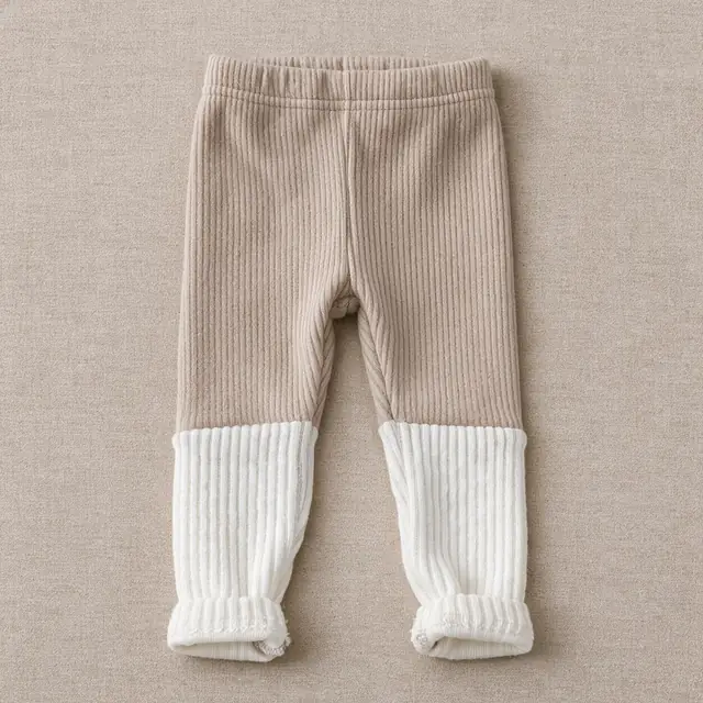 Turn-Up Rib Leggings