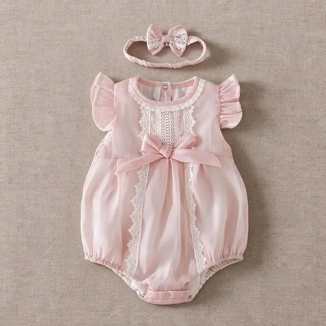 Heirloom Ribbon Bubble Romper
