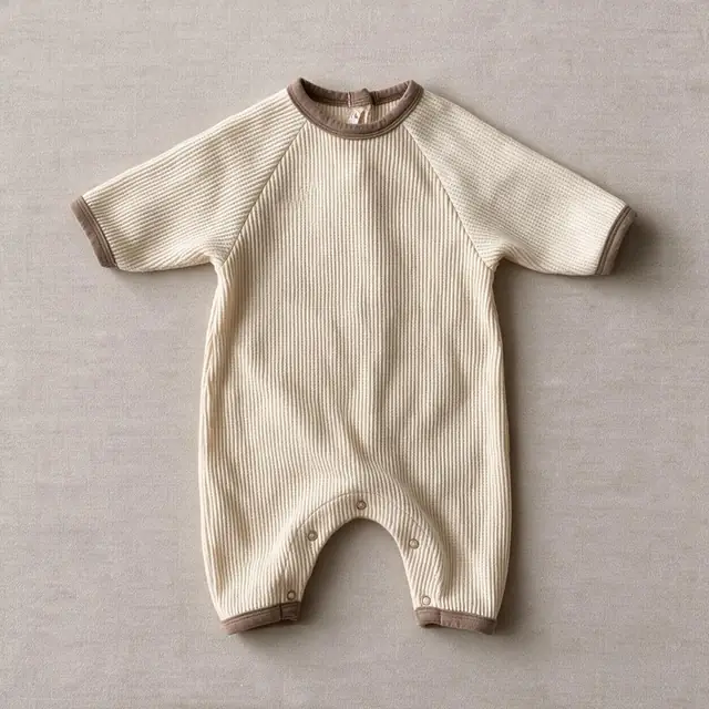 Waffle Trim Jumpsuit
