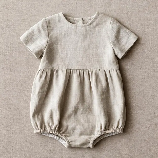 Gathered Yoke Romper