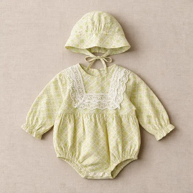 Heirloom Meadow Bubble Romper Set