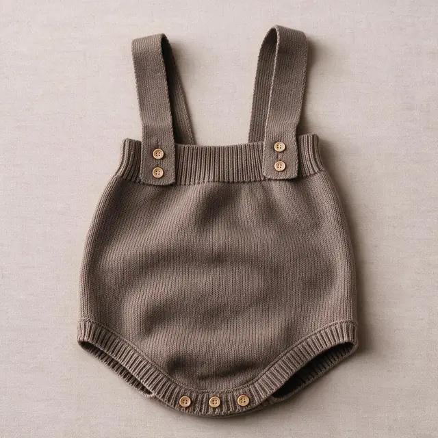 Pinafore Button Romper