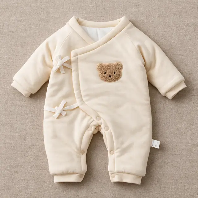 Bramble Bear Side-Tie Romper