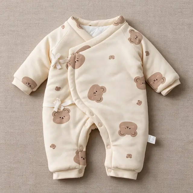 Storybook Bear Wrap Romper