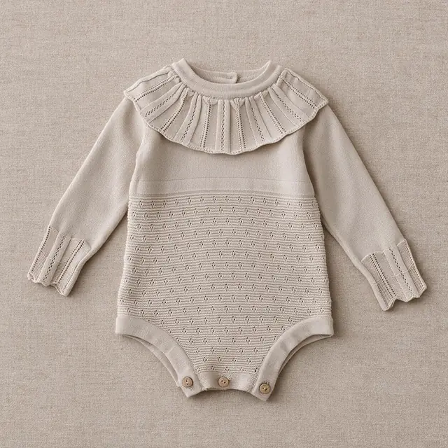Frill Lattice Bubble Romper