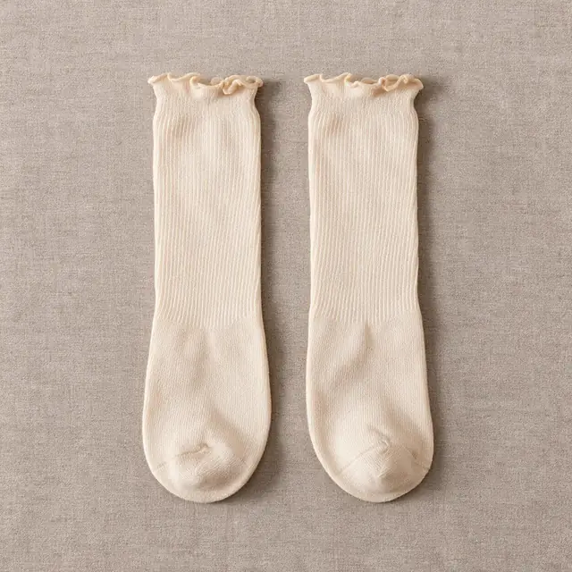 Rib Frill Socks