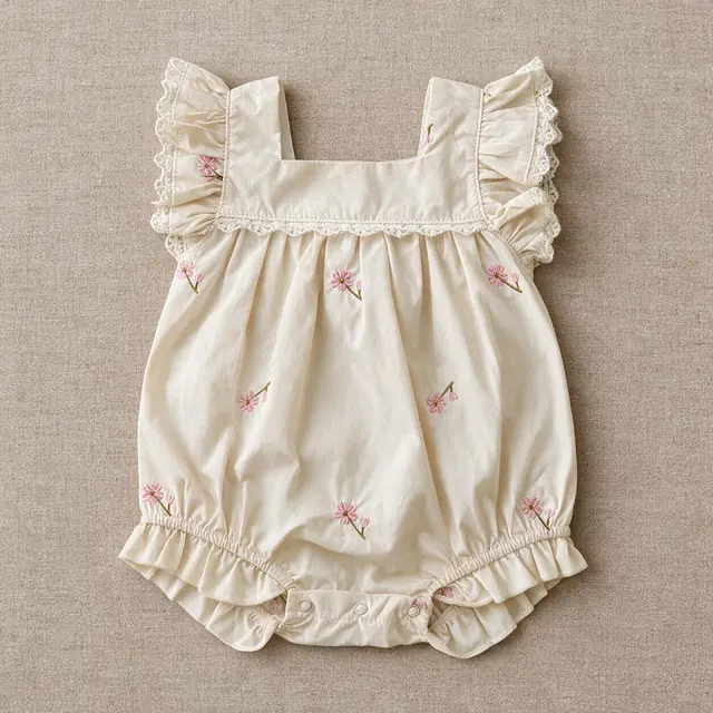 Wildflower Lace Bubble Romper