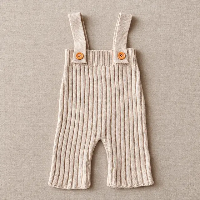 Ribbed Wide Leg Overalls