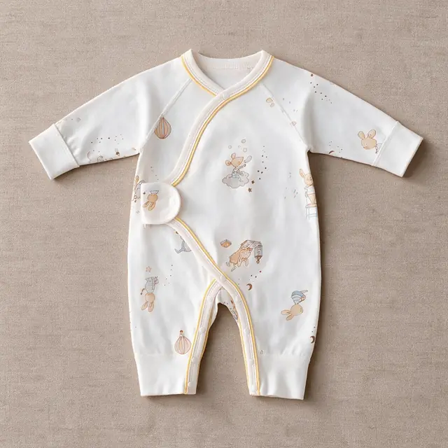 Balloon Print Wrap Jumpsuit