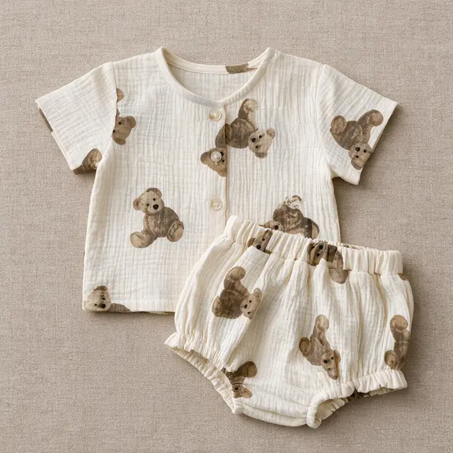 Tilted Bruin Bloomer Set