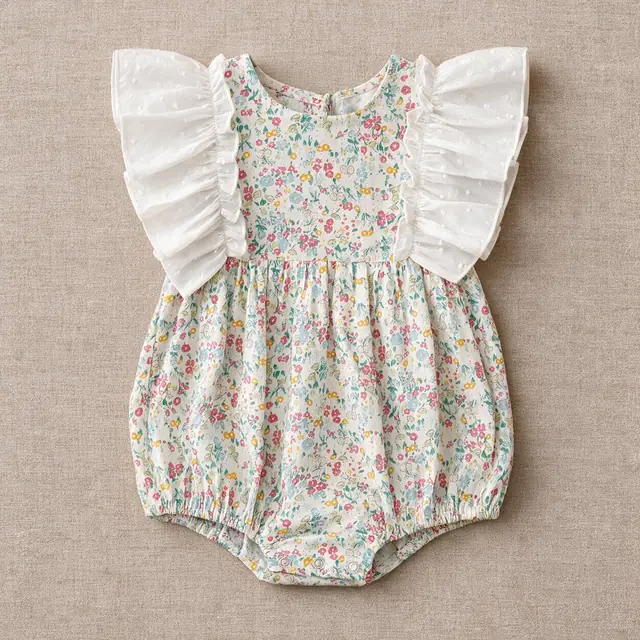 Dewdrop Meadow Bubble Romper