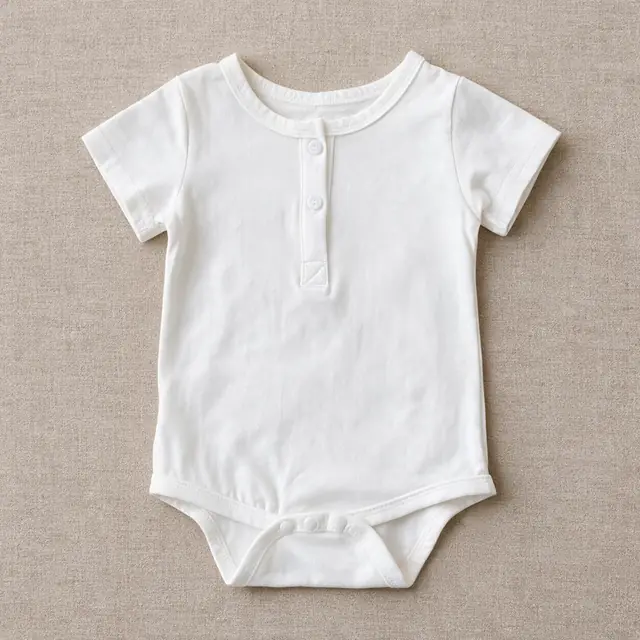 Placket Button Romper