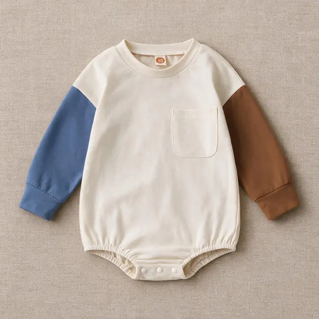 Pocket Sleeve Bubble Romper