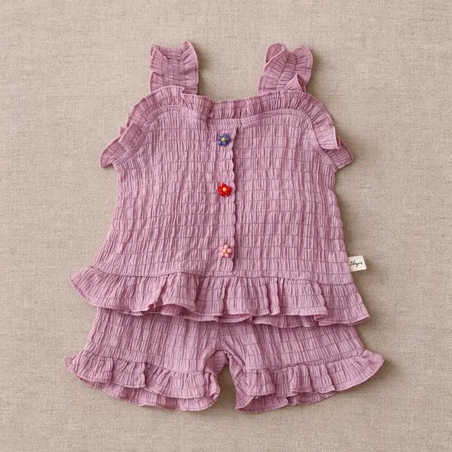 Petal Smock Frill Set