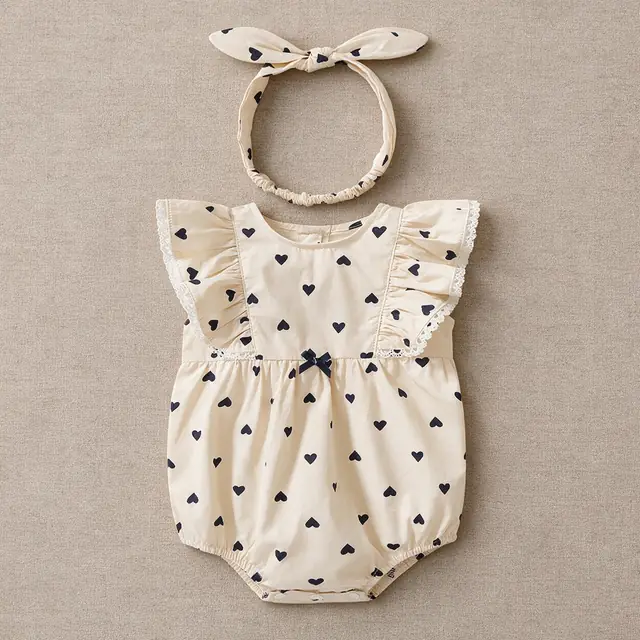 Sweetheart Flutter Bubble Romper