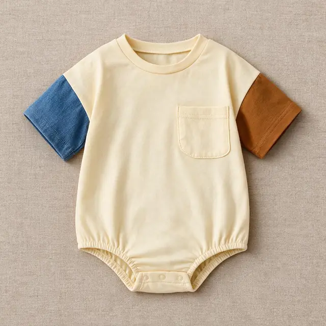 Little Pocket Bubble Romper