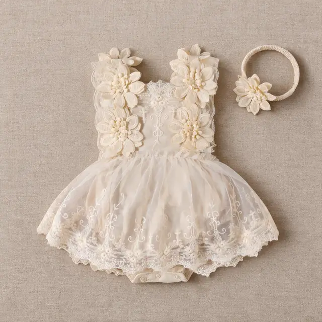 Heirloom Lace Flower Dress