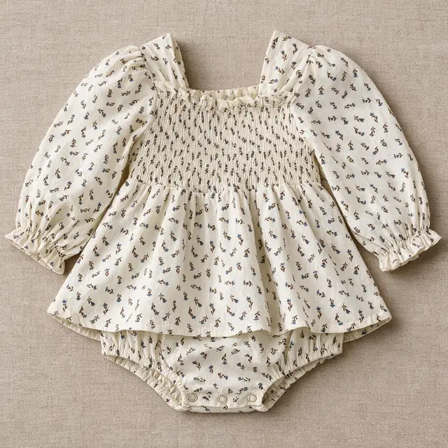 Meadow Smock Bubble Romper