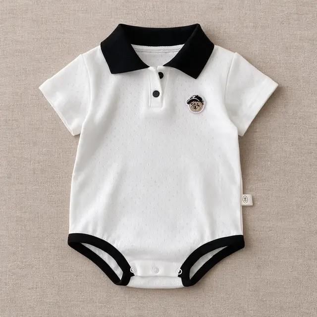 Polo Collar Bodysuit