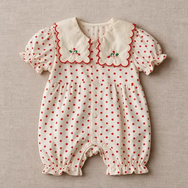 Red Dot Romper