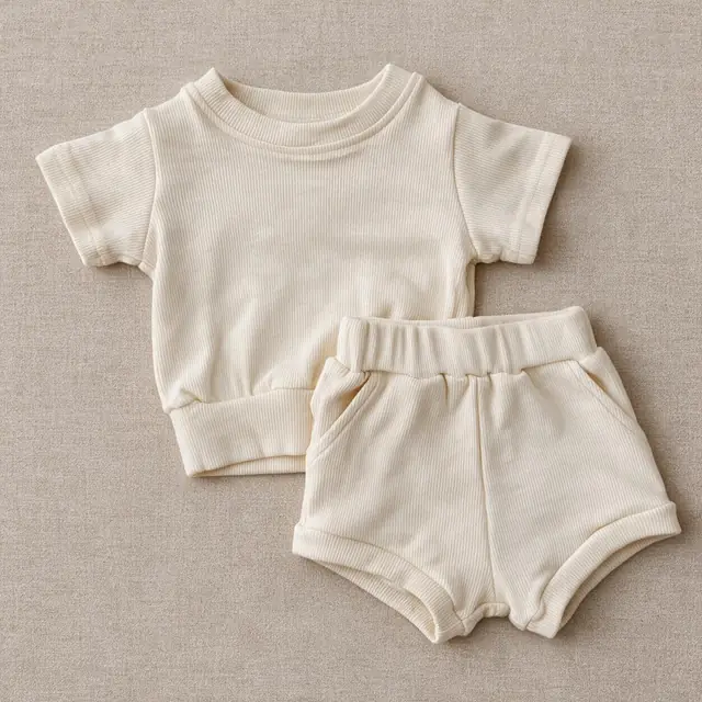 Ribbed Tee Set