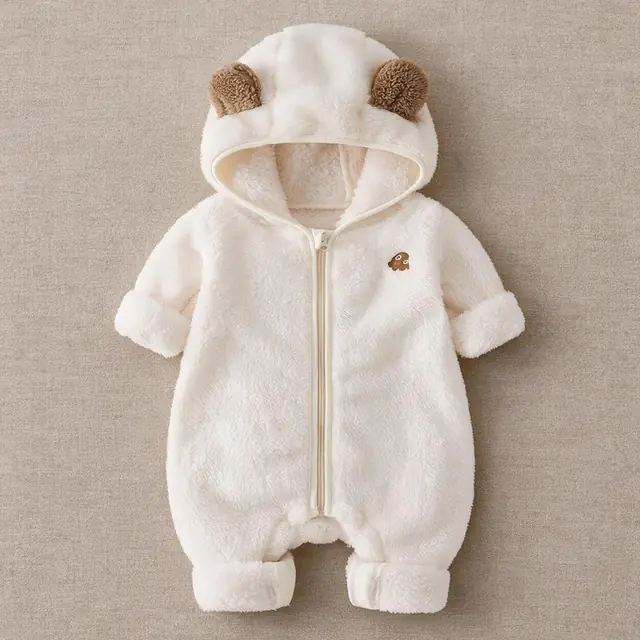 Teddy Hooded Jumpsuit