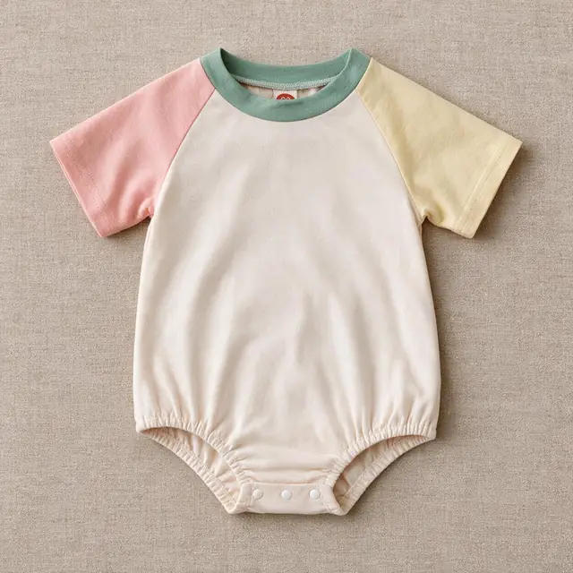 Picnic Raglan Bubble Romper