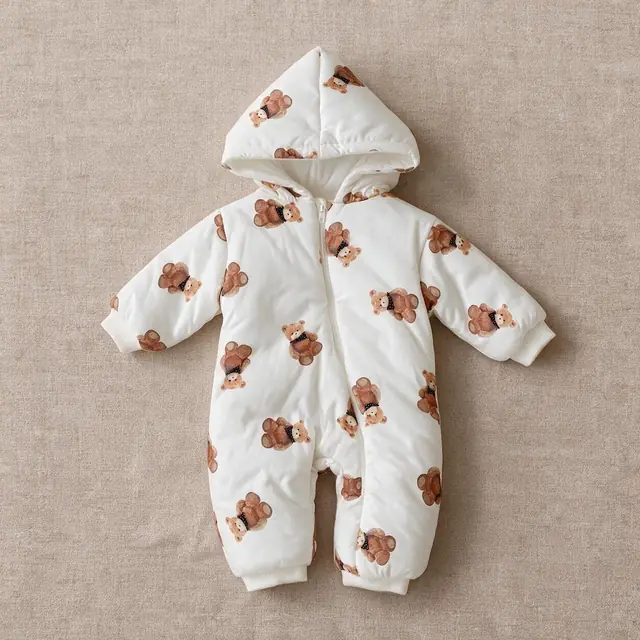 Bramble Bear Hooded Jumpsuit
